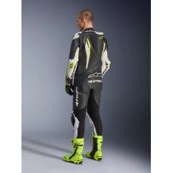 МЪЖКИ КОЖЕН MOTO ЕКИП ALPINESTARS GP TECH V5 Black/White/Fluo Yellow