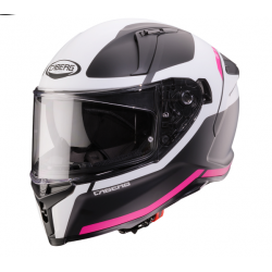 Мото каска Caberg Avalon X Pure O2 Matt Black/White/Fuchsia E2206
