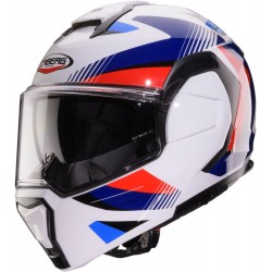 Мото каска Caberg Trip Lunar O5 White/Red/Blue/Light Blue E2206