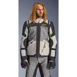  ЯКЕ ALPINESTARS Andes v4 Drystar Ice Gray/Fluo Yellow