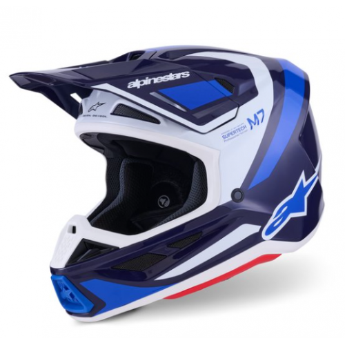  КАСКА ALPINESTARS S-M7 Rise Blue/White
