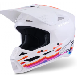 КАСКА ALPINESTARS SM3 FORCE WHITE-GLOSS
