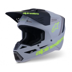 КАСКА ALPINESTARS SM3 RADIUM GRAY/BLK/YL