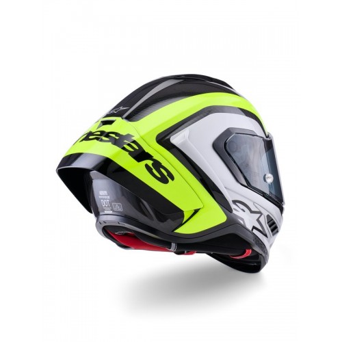 Мото каска Alpinestars Supertech R10 Arius Black/Silver/Yellow Fluo Glossy
