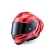 Мото каска Alpinestars Supertech R10 Arius Black/White/Double Red Glossy