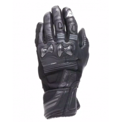 Дамски кожени мото ръкавици Dainese Reacto Carbon Long Black/Anthracite