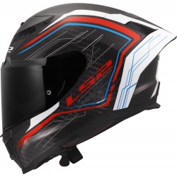 Мото каска LS2 FF807 Dragon Subic White/Blue/Red