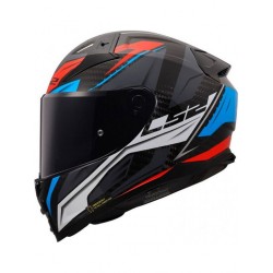 Мото каска LS2 FF811 Vector II Carbon Savage White Blue Red E2206