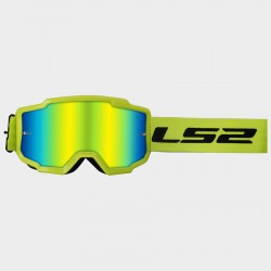 Мото очила LS2 Charger H-Vis Yellow с иридиева леща