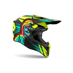 КАСКА Airoh Wraaap Cyber yellow matt