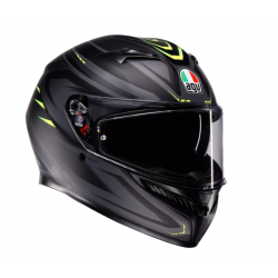 Мото каска AGV K3 Syth Matt Black/Yellow Fluo E2206