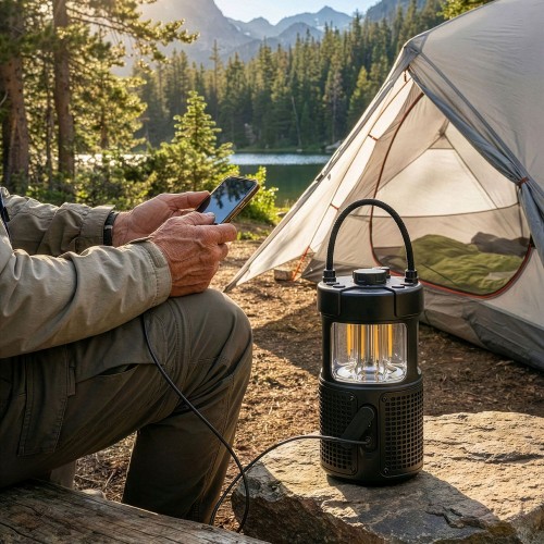 LED фенер Midland ER Lantern C1717 с Bluetooth високоговорител