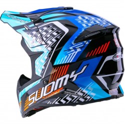КАСКА SUOMY X-Wing MOTLEY BLUE/BLECK