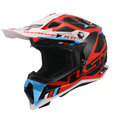 Мото каска LS2 MX700 Subverter Evo II Stomp White/Blue/Red Gloss E2206