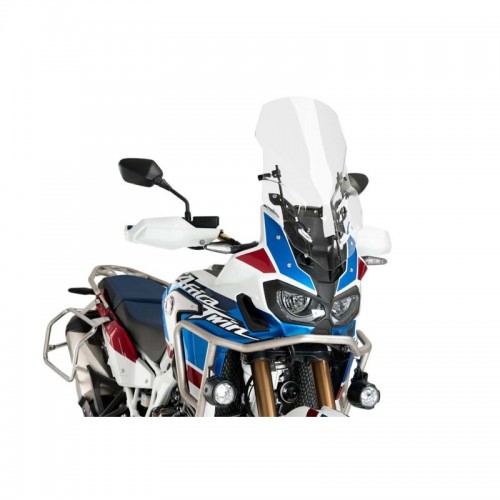 PUIG TOURING SCREEN ADJUSTABLE AND MEM HONDA CRF1000L AFRICA TWIN ADVENTURE SPORTS 18-19 CLEAR