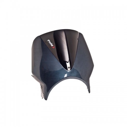 PUIG WINDSCREEN UNIV. VISION HONDA CB900F HORNET 02-05 CARBON-BLACK