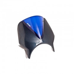 PUIG WINDSCREEN UNIV. VISION HONDA CBF600 04-07 CARBON-BLUE