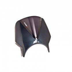 PUIG WINDSCREEN UNIV. VISION TRIUMPH SPEED TWIN 19-23 CARBON-DARK SMOKE