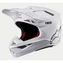  КАСКА ALPINESTARS S-M10 2206 Solid White
