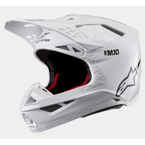  КАСКА ALPINESTARS S-M10 2206 Solid White