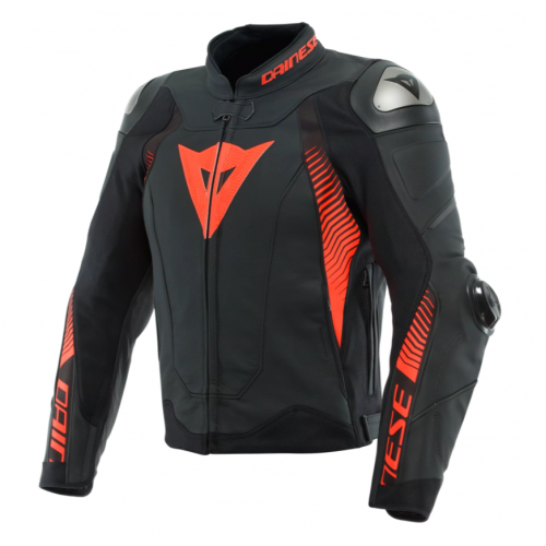 КОЖЕНО ЯКЕ DAINESE  SUPER SPEED 4 BLACK-MATT/FLUO-RED