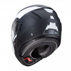 Мото каска Caberg Levo Prospect Matt Black/White E2205