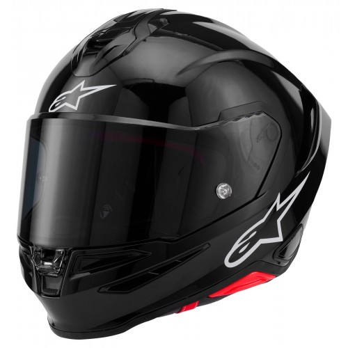 Мото каска Alpinestars S-R7 Solid Black Glossy E2206