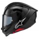 Мото каска Alpinestars S-R7 Solid Black Glossy E2206
