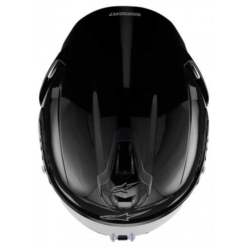 Мото каска Alpinestars S-R7 Solid Black Glossy E2206