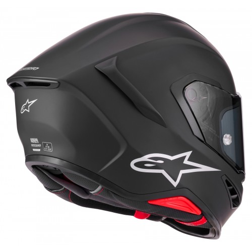 Мото каска Alpinestars S-R7 Solid Black Matt E2206