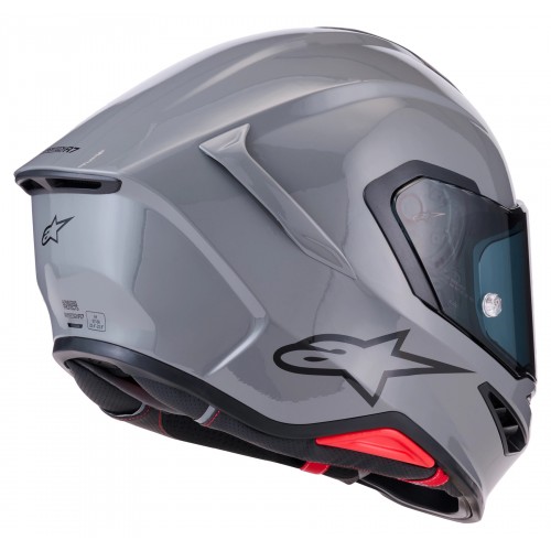 Мото каска Alpinestars S-R7 Solid Gray Glossy E2206