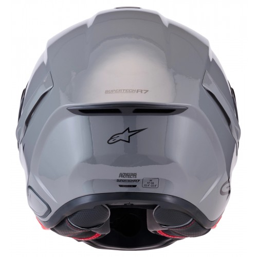 Мото каска Alpinestars S-R7 Solid Gray Glossy E2206