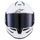 Мото каска Alpinestars S-R7 Solid White Glossy E2206