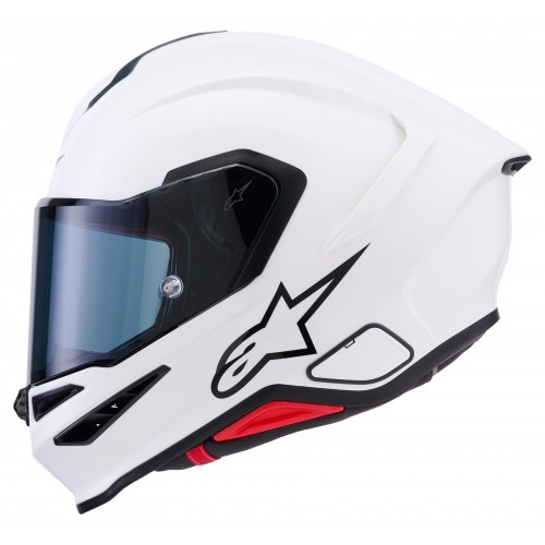 Мото каска Alpinestars S-R7 Solid White Glossy E2206