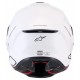 Мото каска Alpinestars S-R7 Solid White Glossy E2206