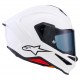 Мото каска Alpinestars S-R7 Solid White Glossy E2206