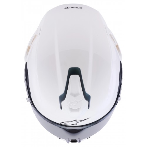 Мото каска Alpinestars S-R7 Solid White Glossy E2206
